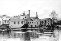 Ekers bryggeri i 1950-åra. Foto: Ukjent/Eiker Arkiv.