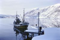 Så kjem «Ekvator» til kai. Der er nok ein del arbeid som står att.