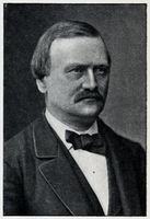 Michael Birkeland, riksarkivar 1863-1896. Foto: Ukjent/Nasjonalbiblioteket