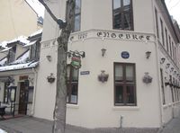 Engebret Cafe har holdt til på Bankplassen 1 siden 1863. Foto: Stig Rune Pedersen