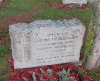 Gravminne, politimester Erling Thorleif Heggelund. Foto: Stig Rune Pedersen