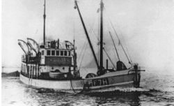 Erstatningshurtigruten under andre verdenskrig.