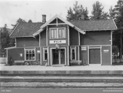 Evje stasjonsbygning. Ukjent/Jernbanemuseet