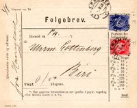 1. Følgebrev Lillehammer 1906.jpg