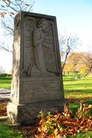 Sessan og Carsten Thiis' gravminne