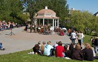 Konsert i paviljongen i Generalhagen 2012. Foto: Gunnar E. Kristiansen