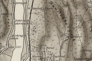 Fageråsen under Rustad Kongsvinger kart 1884.jpg