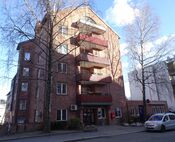 Fagerborghjemmet, Rosenborggata 11 (1955), arkitekter Munthe-Kaas og Blakstad. Foto: Jan-Tore Egge (2022).