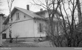 Nr. 15: Fagersjaa, her rett før det ble revet i 1936. Foto: Fritz Holland/Oslo Museum (1936).