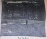 Grensestein nr. 47 (nær Tøyen stoppested på Nordbanen) kan skimtes på forsiden av A-magasinet 27. mai 1933. Steinen er tapt.