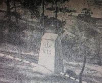 Foto av grensestein nr. 13 i A-magasinet 27. mai 1933.