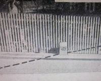 Grensestein nr. 49 sto ved Trondheimsveien 129. Faksimile fra A-magasinet 27. mai 1933. Steinen er tapt.