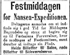 Faksimile Aftenposten 1896 om festmiddagen på Logen.JPG