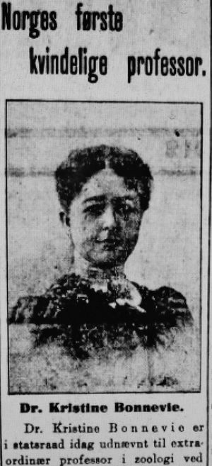 Faksimile Aftenposten 1912 Kristine Bonnevie.JPG