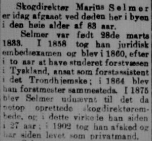 Faksimile Aftenposten 1916 Marius Selmer nekrolog.JPG