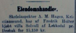 Faksimile Aftenposten 1918 Hagen Drøbak.JPG