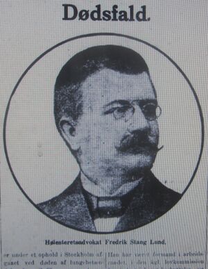 Faksimile Aftenposten 1922 Fredrik Stang Lund.JPG