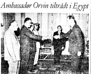 Faksimile Aftenposten 1960 Orvin Egypt.JPG