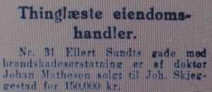 Faksimile Aftenposten 5 okt 1922 salg Matheson.JPG