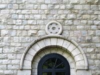 Del av fasade, Vemork kraftverk. Foto: Stig Rune Pedersen (2021)