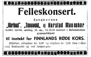 Finlandskrigen berørte Harstad Mandskor f.jpg