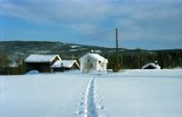 Vinterbilde fra 1979.