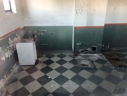 Fjernvarmeanleggets indre i annen vinkel. Foto 2021 Steinar Bunæs.