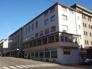 Losjen fra 1952 i Fjordgata 4 i Harstad. Foto: Gunnar Reppen (2014).