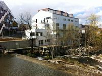 Flaen Brug i restaurert utgave som bolighus 2015.