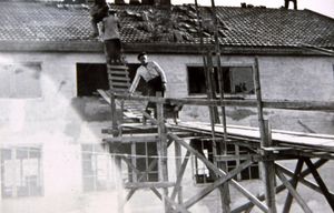 Flaen industribygg under påbygging 1942.jpg