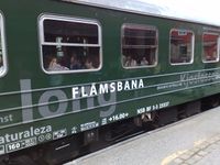 Tog til Flåm «ready for departure». Foto: Trond Nygård (2009)
