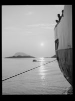 Hurtigruta til kai i Florø, 1960.