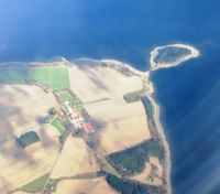 Hovinsholm sett ovenfra.