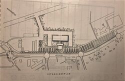 Flymuseum på Kjeller situasjonsplan.