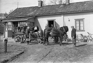 Flyttevogn på Kjeller 1940.jpg