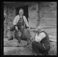 "Hott gjestebud trea dagen". Foto: Jac Brun/Nasjonalbiblioteket, 1959.