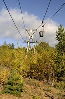 Taubanen til gruveanlegget. Foto: Tommy Gildseth (2010).