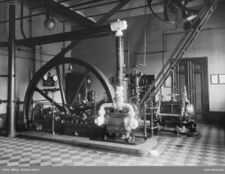 Fra produksjonslokalene. Foto: Anders Beer Wilse/Oslo Museum (ca 1910).