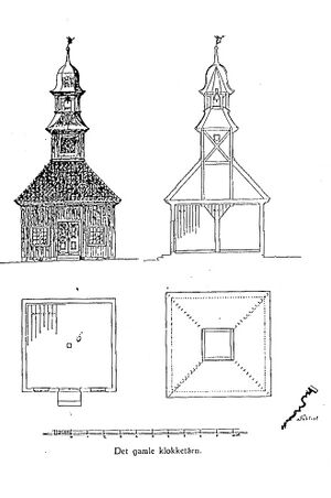 Fossesholm - klokketårnet (Arbo 1928, s134).jpg