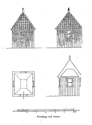 Fossesholm - paviljong ved vannet (Arbo 1928, s135).jpg