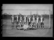 Lagbilde fotball, antakelig Lyn. Foto: Narve Skarpmoen (1921).