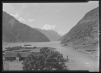 «Fra Årdalstangen». Foto: Ukjend/Nasjonalbiblioteket