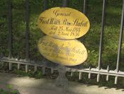 Frederik Wilhelm Stabell er også gravlagt på Krist kirkegård. Foto: Stig Rune Pedersen