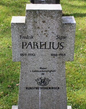 Fredrik og Signe Parelius gravminne Oslo.jpg