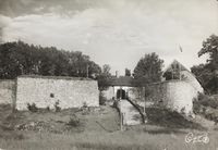 Fortet og inngangen, 1930–50. Foto: Ukjent / Eberh. B. Oppi