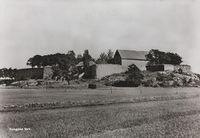 Fortet fra vest rundt 1920-40. Foto: Ukjent / Nasjonalbiblioteket