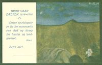 Ola J. Rise sitt fredskort fra 1916.