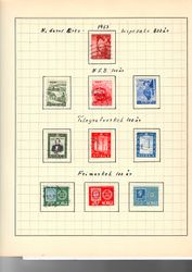 Frimerker samferdsel 1950-årene. Oversikt.