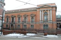 Frimurerlosjen i Oslo, klassisistisk nybarokk (ark. Henrik Nissen, oppført 1887–1894). Foto: Chris Nyborg (2013)