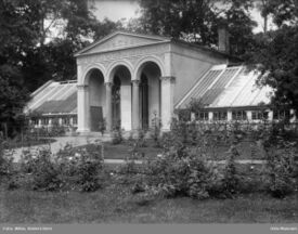 Orangeriet (drivhus). Foto: Anders Beer Wilse/Oslo Museum (ant. 1931).